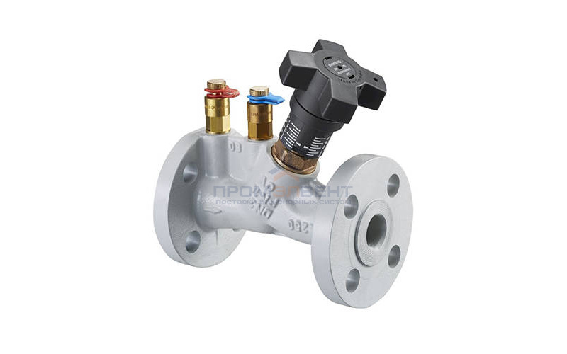 Вентиль регулирующий Oventrop Hydrocontrol VFC (16 бар) - Ду40 (с фланцами по ANSI)