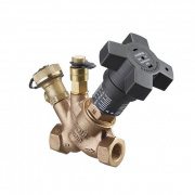 Вентиль регулирующий Oventrop Hydrocontrol VTR (25 бар) - Ду25 (ВР/ВР, с ниппелем и шаровым краном)