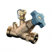 Клапан балансировочный Oventrop Aquastrom F - 1"3/4 (Ду40, НР/НР, PN16, Tmax 120°C, со спуск.краном)