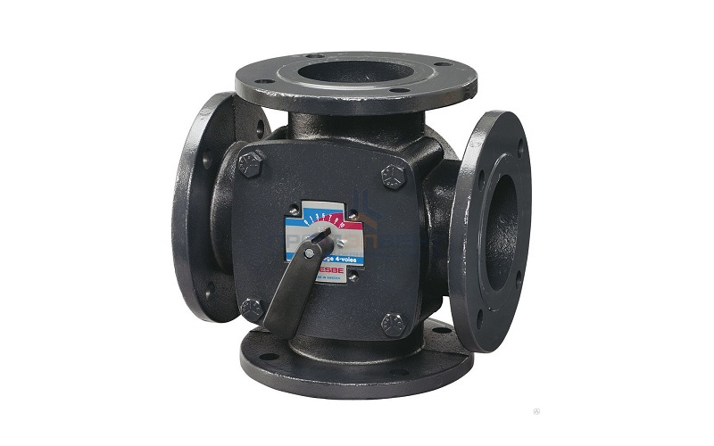 Клапан термостатический смесительный ESBE 4F - Ду100 (фланцевое соединение, PN6, 110°C, KVS 225)