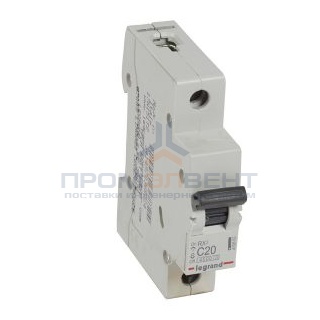 Автоматический выключатель Legrand RX3 1П 20A 4,5кА C (автомат электрический)