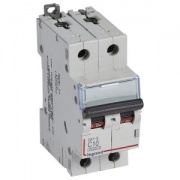 Автоматический выключатель Legrand DX3-E C10 2П 6000/6kA (автомат электрический)