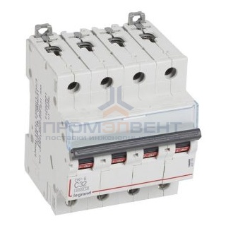 Автоматический выключатель Legrand DX3-E C32 4П 6000/6kA (автомат электрический)