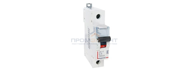 Автоматический выключатель Legrand DX3-E C1 1П 6000/6kA (автомат электрический)