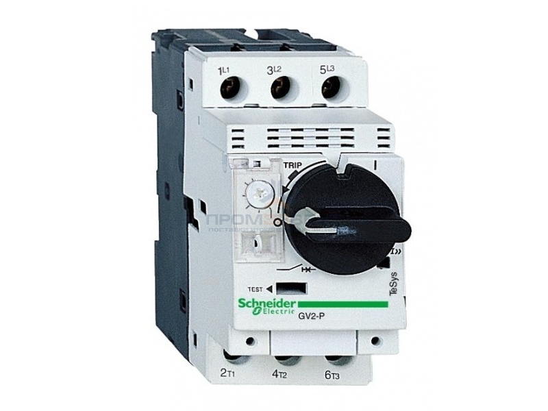 Автомат Schneider Electric TeSys GV2P с комбинированным расцепителем 0,16-0,25А